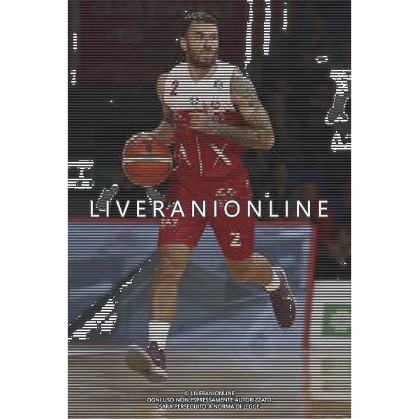 Lega Basket serie A - V.L. Pesaro - AX Armani Echange Milano 28/10/2018 nella foto: James Mike (AX Armani Echange Milano) ©Claudio Zamagni/Agenzia Aldo Liverani