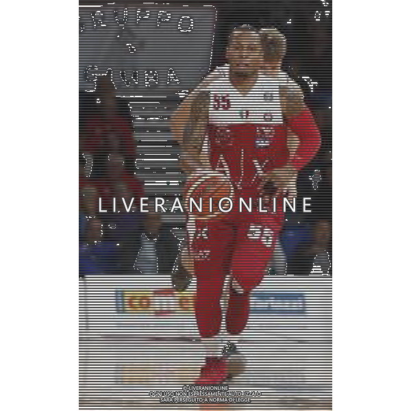 Lega Basket serie A - V.L. Pesaro - AX Armani Echange Milano 28/10/2018 nella foto: Jerrells Curtis (AX Armani Echange Milano) ©Claudio Zamagni/Agenzia Aldo Liverani