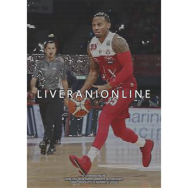 Lega Basket serie A - V.L. Pesaro - AX Armani Echange Milano 28/10/2018 nella foto: Jerrells Curtis (AX Armani Echange Milano) ©Claudio Zamagni/Agenzia Aldo Liverani