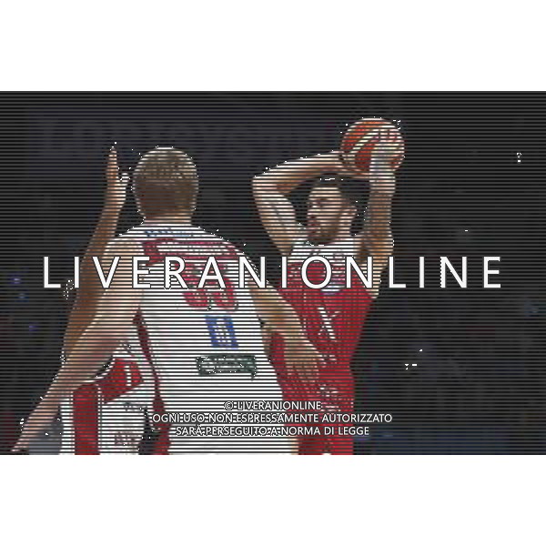 Lega Basket serie A - V.L. Pesaro - AX Armani Echange Milano 28/10/2018 nella foto: James Mike (AX Armani Echange Milano) ©Claudio Zamagni/Agenzia Aldo Liverani