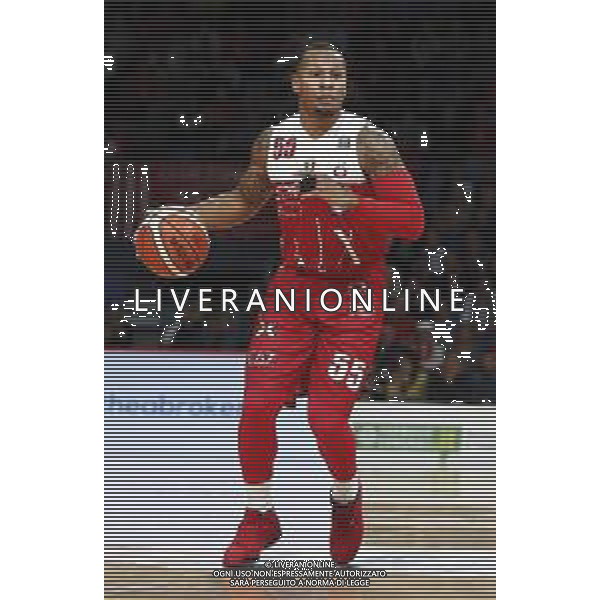 Lega Basket serie A- V.L. Pesaro - AX Armani Echange Milano 28/10/2018 nella foto: Jerrells Curtis (AX Armani Echange Milano) ©Claudio Zamagni/Agenzia Aldo Liverani