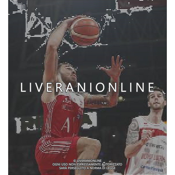 Lega Basket serie A - V.L. Pesaro - AX Armani Echange Milano 28/10/2018 nella foto: James Mike (AX Armani Echange Milano) ©Claudio Zamagni/Agenzia Aldo Liverani