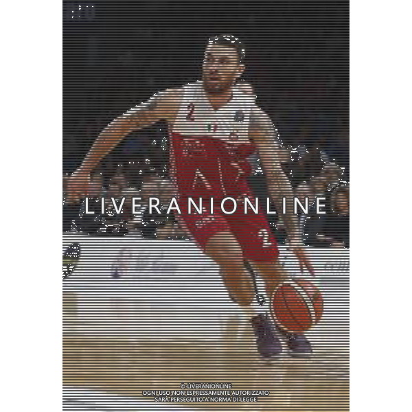 Lega Basket serie A - V.L. Pesaro - AX Armani Echange Milano 28/10/2018 nella foto: James Mike (AX Armani Echange Milano) ©Claudio Zamagni/Agenzia Aldo Liverani