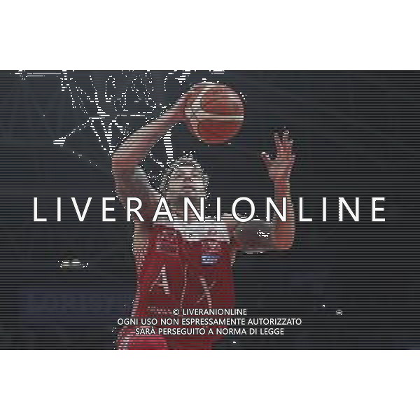 Lega Basket serie A - V.L. Pesaro - AX Armani Echange Milano 28/10/2018 nella foto: Burns Christian (AX Armani Echange Milano) ©Claudio Zamagni/Agenzia Aldo Liverani