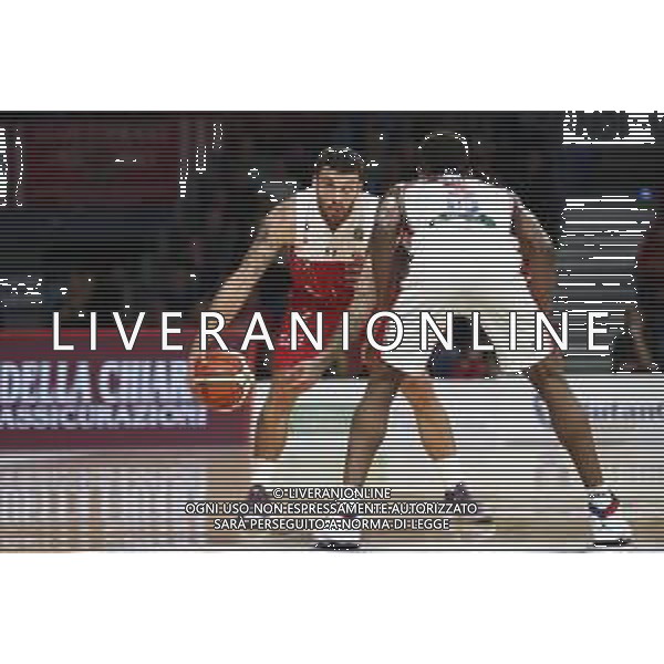 Lega Basket serie A - V.L. Pesaro - AX Armani Echange Milano 28/10/2018 nella foto: James Mike (AX Armani Echange Milano) ©Claudio Zamagni/Agenzia Aldo Liverani