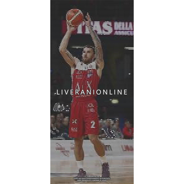 Lega Basket serie A - V.L. Pesaro - AX Armani Echange Milano 28/10/2018 nella foto: James Mike (AX Armani Echange Milano) ©Claudio Zamagni/Agenzia Aldo Liverani