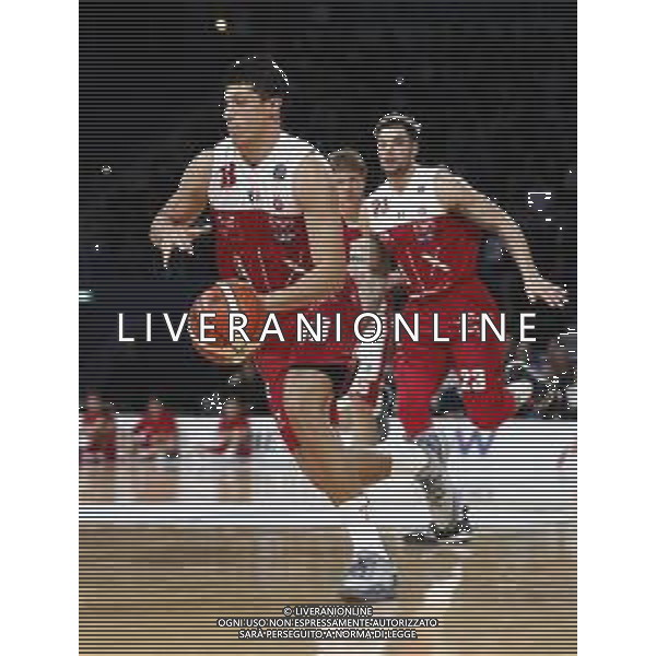 Lega Basket serie A - V.L. Pesaro - AX Armani Echange Milano 28/10/2018 nella foto: Fontecchio Simone (AX Armani Echange Milano) ©Claudio Zamagni/Agenzia Aldo Liverani