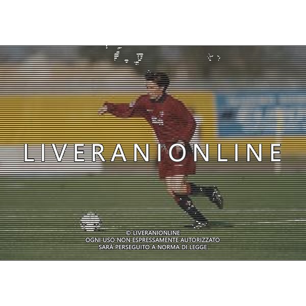 RETROSPETTIVA MASSIMO BRAMBILLA CALCIATORE NELLA FOTO MASSIMO BRAMBILLA CON LA MAGLIA DEL TORINO CALCIO AG ALDO LIVERANI SAS