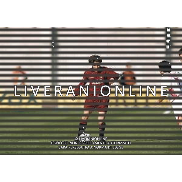 RETROSPETTIVA MASSIMO BRAMBILLA CALCIATORE NELLA FOTO MASSIMO BRAMBILLA CON LA MAGLIA DEL TORINO CALCIO AG ALDO LIVERANI SAS