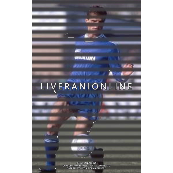 RETROSPETTIVA MASSIMO BRAMBATI CALCIATORE NELLA FOTO BRAMBATI MASSIMO CON LA MAGLIA DELL\'EMPOLI AG ALDO LIVERANI SAS