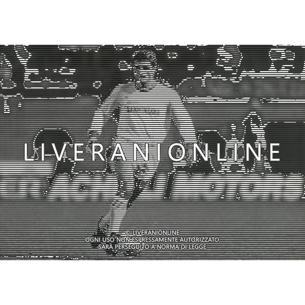 RETROSPETTIVA MASSIMO BRAMBATI CALCIATORE NELLA FOTO BRAMBATI MASSIMO CON LA MAGLIA DELL\'EMPOLI AG ALDO LIVERANI SAS