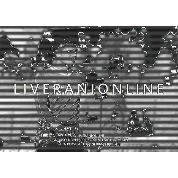 RETROSPETTIVA MASSIMO BRAMBATI CALCIATORE NELLA FOTO BRAMBATI MASSIMO CON LA MAGLIA DELL\'EMPOLI AG ALDO LIVERANI SAS