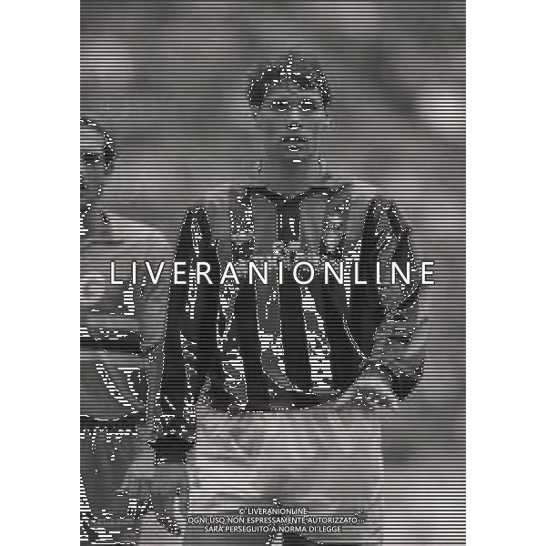 28-10-1990 MILANO-CAMPIONATO DI CALCIO SERIE A MILAN SAMPDORIA 0-1 NELLA FOTO MARCO VAN BASTEN AG ALDO LIVERANI SAS