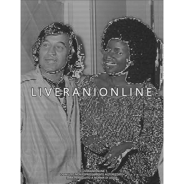 GLORIA GAYNOR, nome d\'arte di Gloria Fowles, Cantante Statunitense - RETROSPETTIVA nella foto con Fred Bongusto © ARCHIVIO / AGENZIA ALDO LIVERANI SAS
