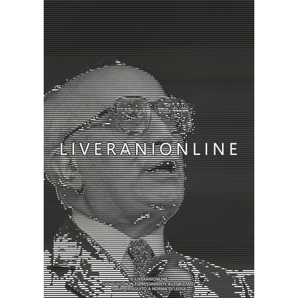 1986 roma retrospettiva amintore fanfani politico nella foto amintore fanfani ag aldo liverani sas