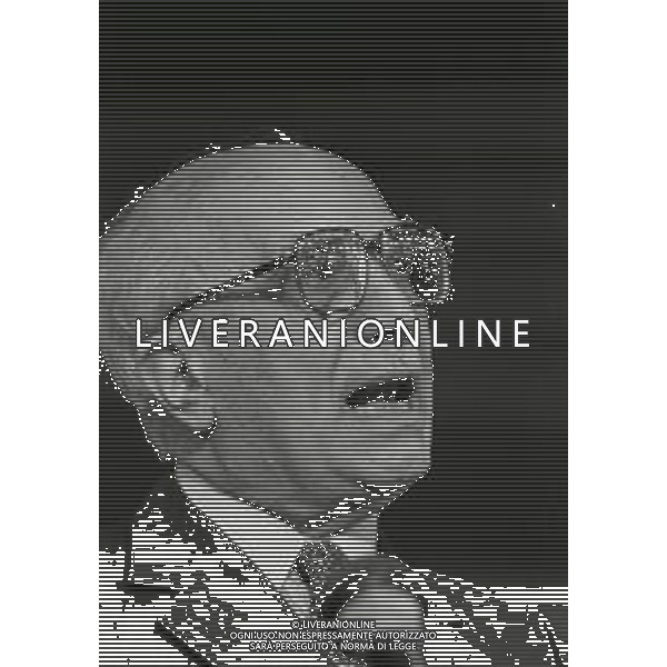 1986 roma retrospettiva amintore fanfani politico nella foto amintore fanfani ag aldo liverani sas