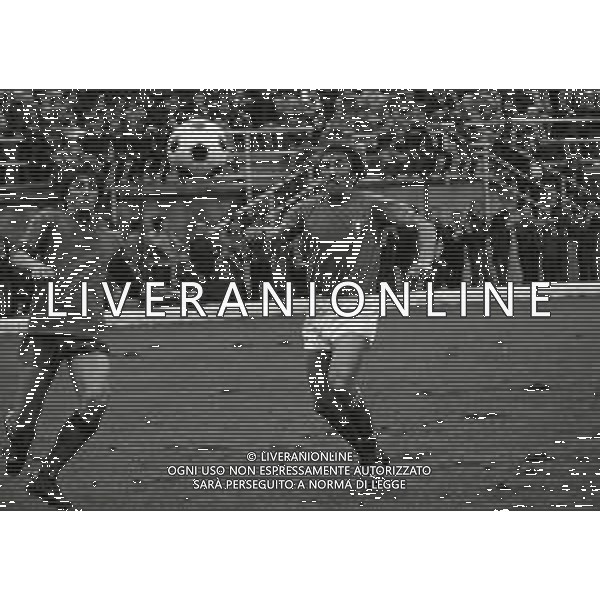 1970 -NAZIONALE ITALIANA CALCIO ALLENAMENTO NELLA FOTO GIUSEPPE SAVOLDI AG ALDO LIVERANI SAS