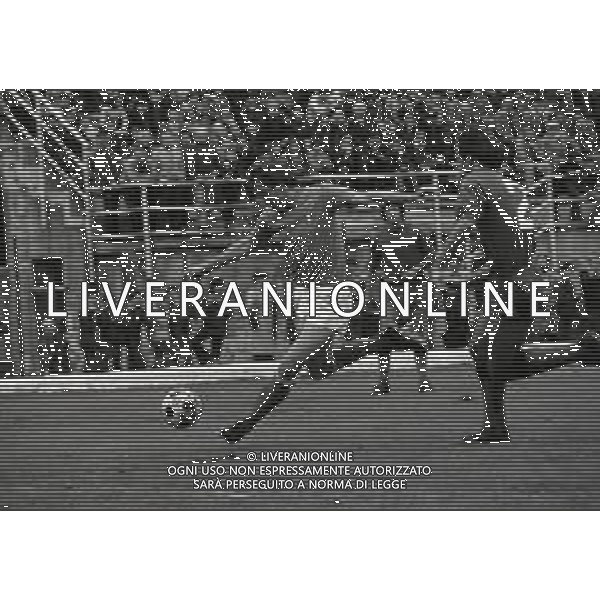 1970 -NAZIONALE ITALIANA CALCIO ALLENAMENTO NELLA FOTO ROBERTO BETTEGA AG ALDO LIVERANI SAS