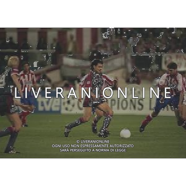 19-03-1997 MADRID -CHAMPIONA LEAGUE ATLETICO MADRID AJAX 2-3 NELLA FOTO JARI LITMANEN AG ALDO LIVERANI SAS