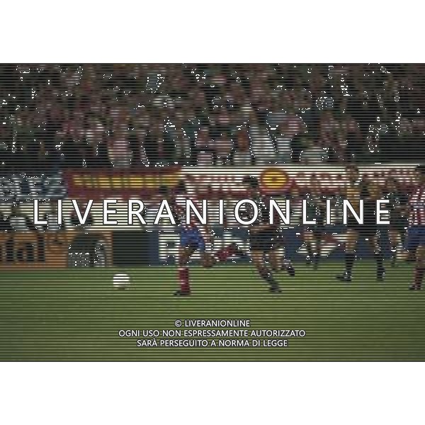19-03-1997 MADRID -CHAMPIONA LEAGUE ATLETICO MADRID AJAX 2-3 NELLA FOTO DIEGO SIMEONE AG ALDO LIVERANI SAS