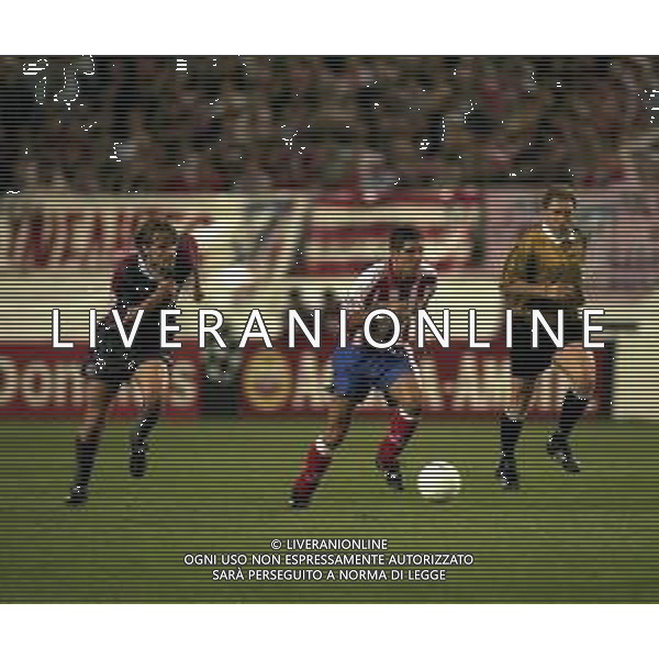 19-03-1997 MADRID -CHAMPIONA LEAGUE ATLETICO MADRID AJAX 2-3 NELLA FOTO DIEGO SIMEONE AG ALDO LIVERANI SAS