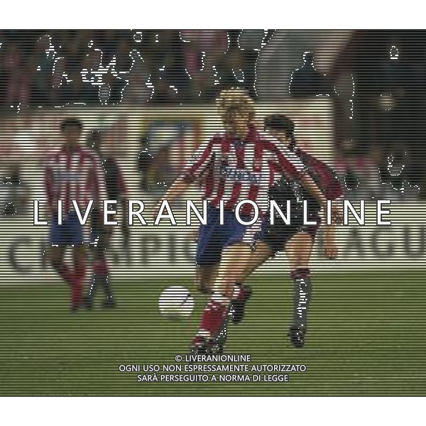 19-03-1997 MADRID -CHAMPIONA LEAGUE ATLETICO MADRID AJAX 2-3 NELLA FOTO Radek Bejbl AG ALDO LIVERANI SAS