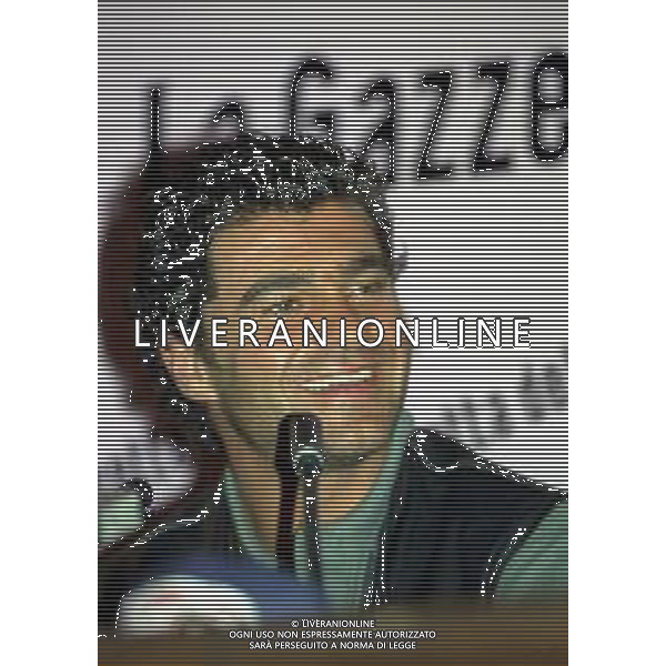 1996 MILANO FESTA DELLA NEVE ORGANIZZATA DALLA GAZZETTA DELLO SPORT NELLA FOTO ALBERTO TOMBA AG ALDO LIVERANI SAS