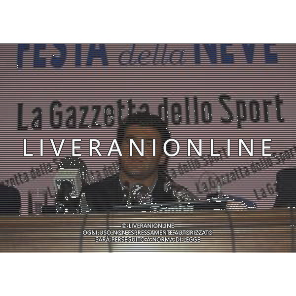 1996 MILANO FESTA DELLA NEVE ORGANIZZATA DALLA GAZZETTA DELLO SPORT NELLA FOTO ALBERTO TOMBA AG ALDO LIVERANI SAS