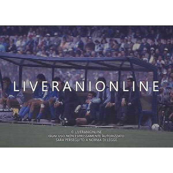 RETROSPETTIVA ALBERTO BIGON CALCIATORE E ALLENATORE NELLA FOTO ALBERTO BIGON ALLENATORE NAPOLI AG ALDO LIVERANI SAS