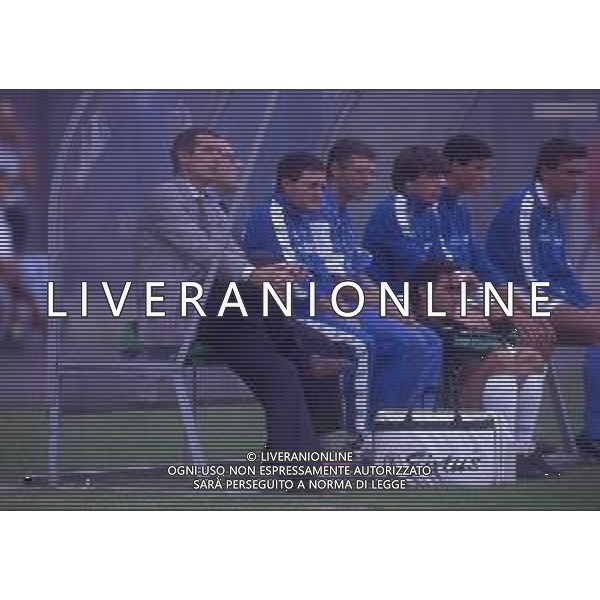 RETROSPETTIVA ALBERTO BIGON CALCIATORE E ALLENATORE NELLA FOTO ALBERTO BIGON ALLENATORE NAPOLI AG ALDO LIVERANI SAS