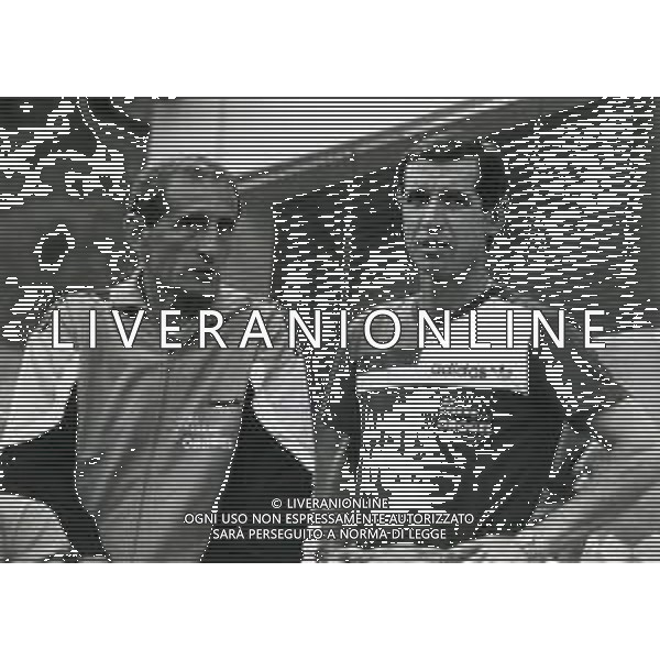 RETROSPETTIVA ALBERTO BIGON CALCIATORE E ALLENATORE NELLA FOTO ALBERTO BIGON ALLENATORE CESENA CALCIO CON E. BONCI AG ALDO LIVERANI SAS