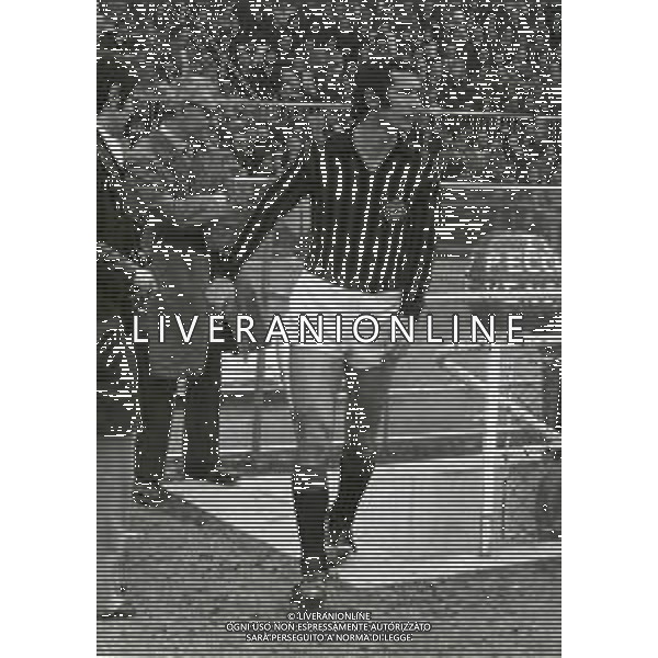 RETROSPETTIVA ALBERTO BIGON CALCIATORE E ALLENATORE NELLA FOTO ALBERTO BIGON CON LA MAGLIA DEL MILAN AG ALDO LIVERANI SAS