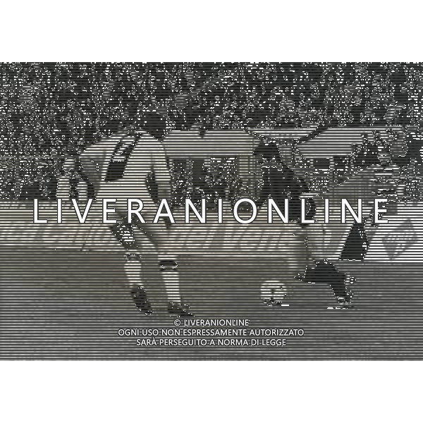 RETROSPETTIVA ALBERTO BIGON CALCIATORE E ALLENATORE NELLA FOTO ALBERTO BIGON CON LA MAGLIA DEL MILAN AG ALDO LIVERANI SAS