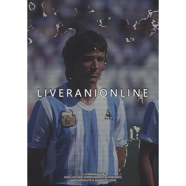 RETROSPETTIVA DANIEL BERTONI CALCIATORE NELLA FOTO DANIEL BERTONI CON LA MAGLIA DELLA NAZIONALE ARGENTINA AG ALDO LIVERANI SAS