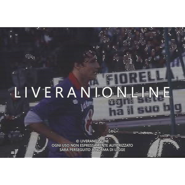 RETROSPETTIVA DANIEL BERTONI CALCIATORE NELLA FOTO DANIEL BERTONI CON LA MAGLIA DELLA FIORENTINA AG ALDO LIVERANI SAS