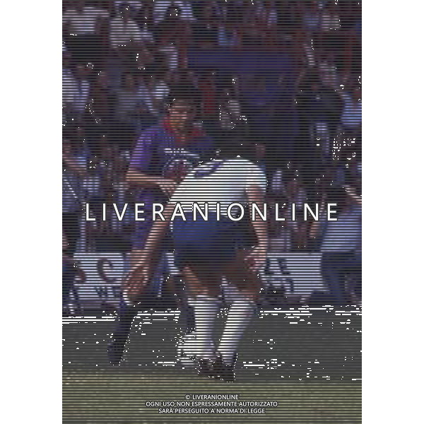 RETROSPETTIVA DANIEL BERTONI CALCIATORE NELLA FOTO DANIEL BERTONI CON LA MAGLIA DELLA FIORENTINA AG ALDO LIVERANI SAS