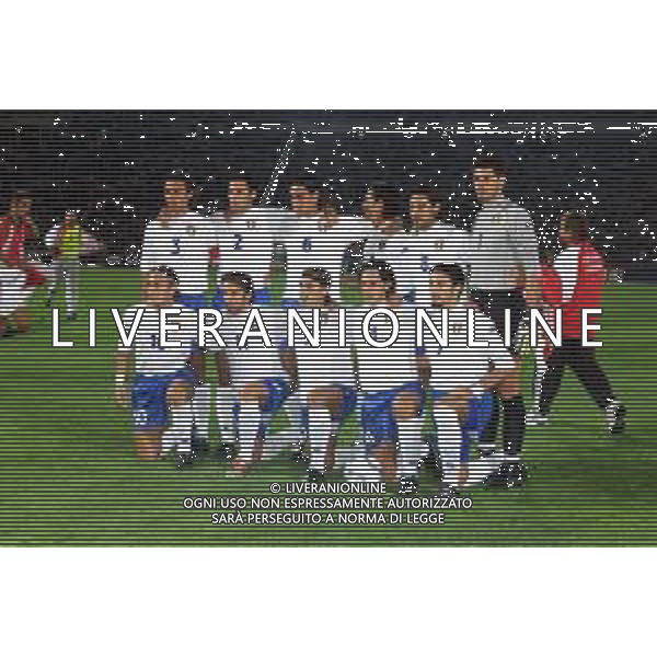 03-09-2000 QUALIFICAZIONI AI MONDIALI- BUDAPEST NEPSTADION UNGHERIA ITALIA 2-2 NELLA FOTO FORMAZIONE ITALIA DA SIN. I PIEDI PAOLO MALDINI-MARK IULIANO-ALESSANDRO NESTA-FILIPPO INZAGHI-STEFANO FIORE-FRANCESCO TOLDO SED DA SIN.FRANCESCO TOTTI-ALESSANDRO DEL PIERO-FABIO CANNAVARO-DEMETRO ALBERTINI E GIANLUCA ZAMBROTTA AG ALDO LIVERANI SAS