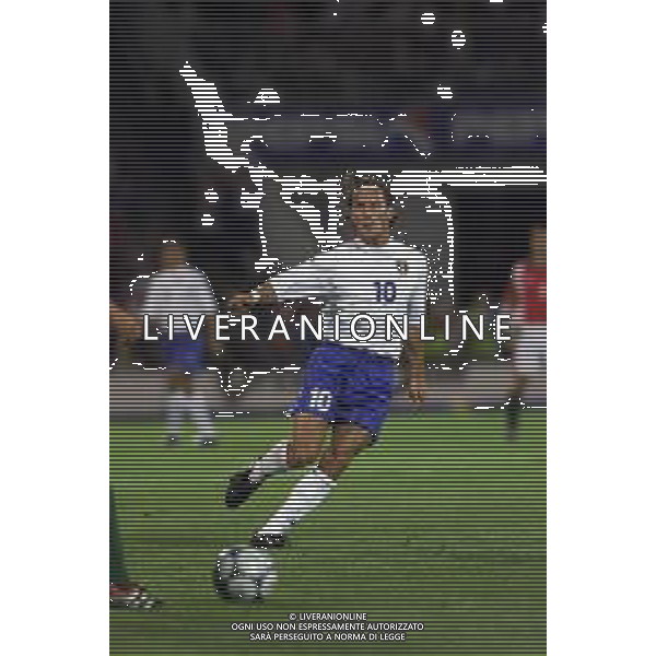 03-09-2000 QUALIFICAZIONI AI MONDIALI- BUDAPEST NEPSTADION UNGHERIA ITALIA 2-2 NELLA FOTO FRANCESCO TOTTI AG ALDO LIVERANI SAS