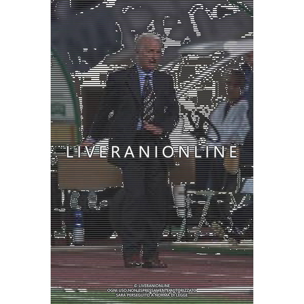 03-09-2000 QUALIFICAZIONI AI MONDIALI- BUDAPEST NEPSTADION UNGHERIA ITALIA 2-2 NELLA FOTO GIOVANNI TRAPATTONI ALLENATORE NAZIONALE ITALIANA AG ALDO LIVERANI SAS