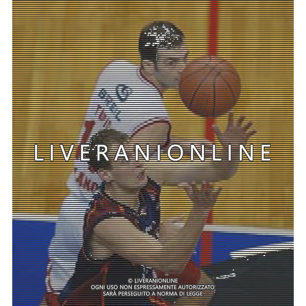 2003 MILANO CAMPIONATO DI BASKET BREIL MILANO LOTTOMATICA ROMA NELLA FOTO LUBOS BARTON AG ALDO LIVERANI SAS