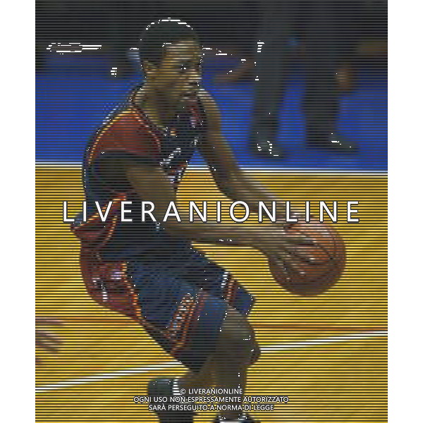 2003 MILANO CAMPIONATO DI BASKET BREIL MILANO LOTTOMATICA ROMA NELLA FOTO Doremus Bennerman AG ALDO LIVERANI SAS