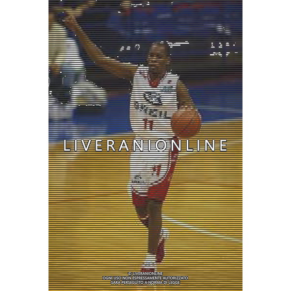 2003 MILANO CAMPIONATO DI BASKET BREIL MILANO LOTTOMATICA ROMA NELLA FOTO COOPER AG ALDO LIVERANI SAS