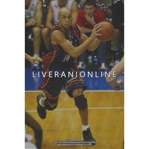 2003 MILANO CAMPIONATO DI BASKET BREIL MILANO LOTTOMATICA ROMA NELLA FOTO CHARLTON MYERS AG ALDO LIVERANI SAS