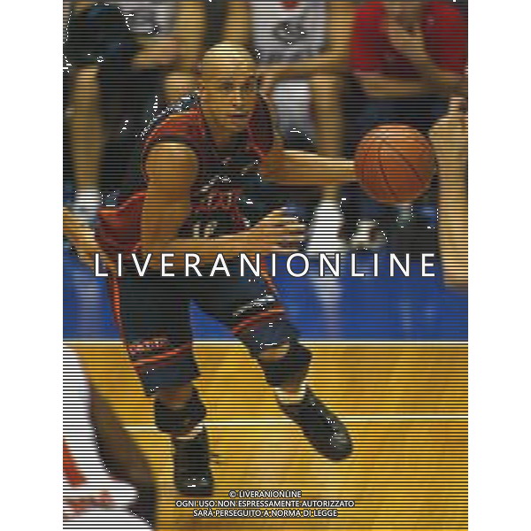 2003 MILANO CAMPIONATO DI BASKET BREIL MILANO LOTTOMATICA ROMA NELLA FOTO CHARLTON MYERS AG ALDO LIVERANI SAS