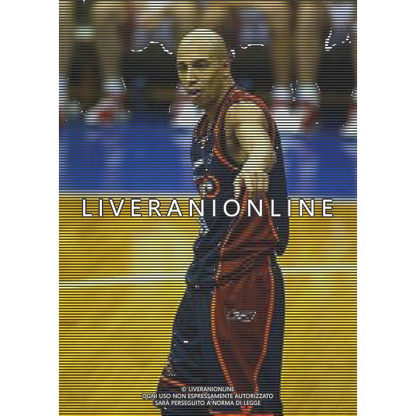 2003 MILANO CAMPIONATO DI BASKET BREIL MILANO LOTTOMATICA ROMA NELLA FOTO CHARLTON MYERS AG ALDO LIVERANI SAS