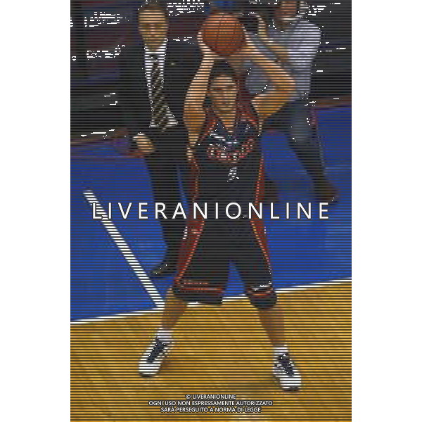 2003 MILANO CAMPIONATO DI BASKET BREIL MILANO LOTTOMATICA ROMA NELLA FOTO ALEX RIGHETTI AG ALDO LIVERANI SAS
