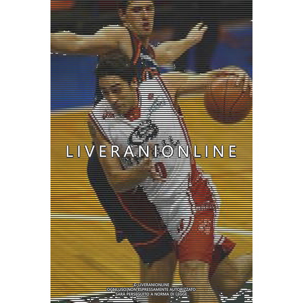 2003 MILANO CAMPIONATO DI BASKET BREIL MILANO LOTTOMATICA ROMA NELLA FOTO HUGO SCONOCCHINI AG ALDO LIVERANI SAS
