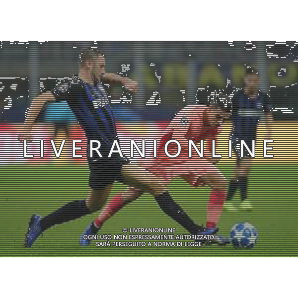 UEFA Champions League 2018/2019 Group Stage B Milano - 06.11.2018 Inter-Barcellona Nella Foto: Philippe Coutinho e Stefan de vrij /Ph.Vitez-Ag. Aldo Liverani