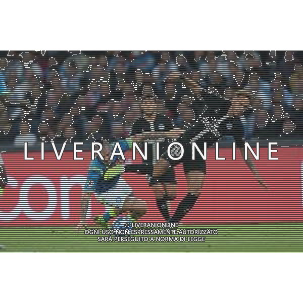 NAPOLI - PSG Paris Saint Germain CHAMPIONS LEAGUE 06.11.2018 NELLA FOTO NEYMAR, MAREK HAMSIK ©MOSCA / AGENZIA ALDO LIVERANI SAS