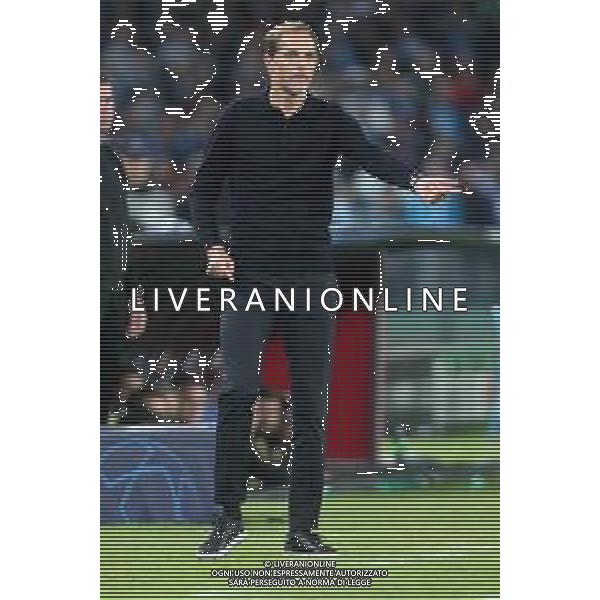 NAPOLI - PSG Paris Saint Germain CHAMPIONS LEAGUE 06.11.2018 NELLA FOTO THOMAS TUCHEL ©MOSCA / AGENZIA ALDO LIVERANI SAS